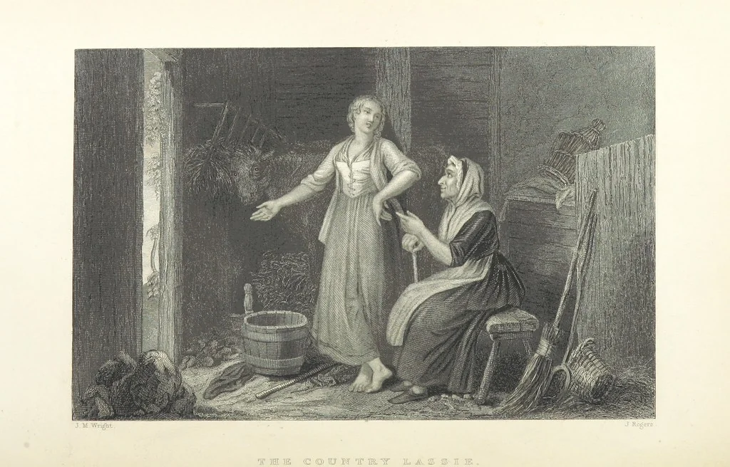 An illustration from The Complete Works of Robert Burns ... With a new life and notes critical and biographical by Allan Cunningham. With illustrations on steel, 1886, leaf 326