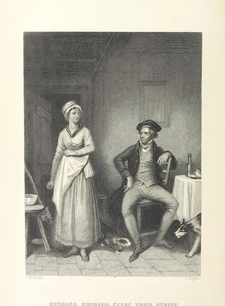 An illustration from The Complete Works of Robert Burns ... With a new life and notes critical and biographical by Allan Cunningham. With illustrations on steel, 1886, leaf 366