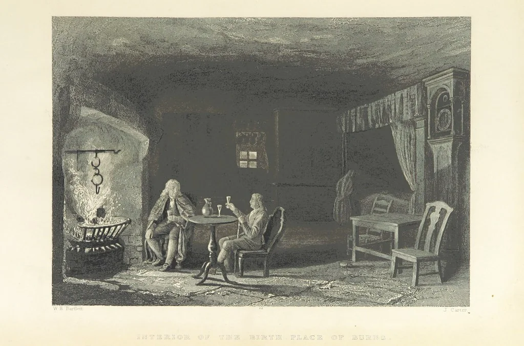 An illustration from The Complete Works of Robert Burns ... With a new life and notes critical and biographical by Allan Cunningham. With illustrations on steel, 1886, leaf 37