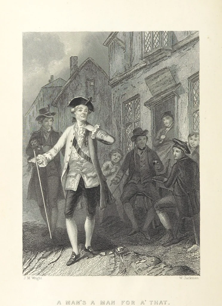An illustration from The Complete Works of Robert Burns ... With a new life and notes critical and biographical by Allan Cunningham. With illustrations on steel, 1886, leaf 380