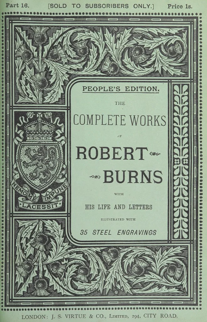 An illustration from The Complete Works of Robert Burns ... With a new life and notes critical and biographical by Allan Cunningham. With illustrations on steel, 1886, leaf 623