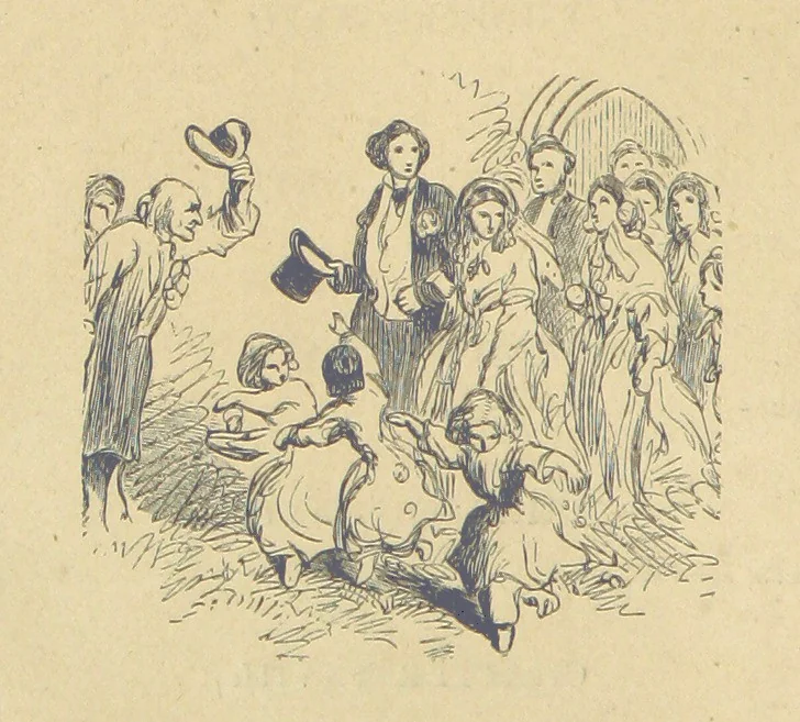 An illustration from Gerard Mastyn, the son of a genius, etc, 1877, leaf 12