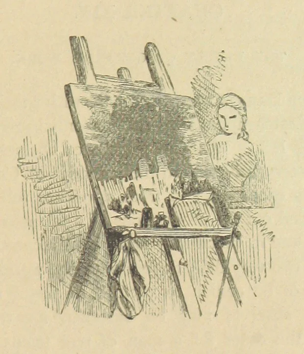 An illustration from Gerard Mastyn, the son of a genius, etc, 1877, leaf 133