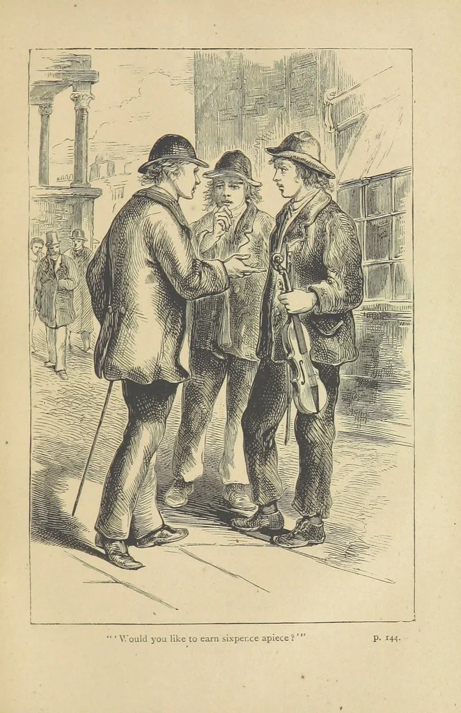 An illustration from Gerard Mastyn, the son of a genius, etc, 1877, leaf 151