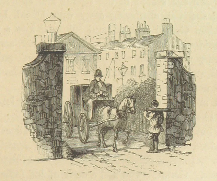 An illustration from Gerard Mastyn, the son of a genius, etc, 1877, leaf 159