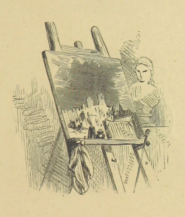 An illustration from Gerard Mastyn, the son of a genius, etc, 1877, leaf 7