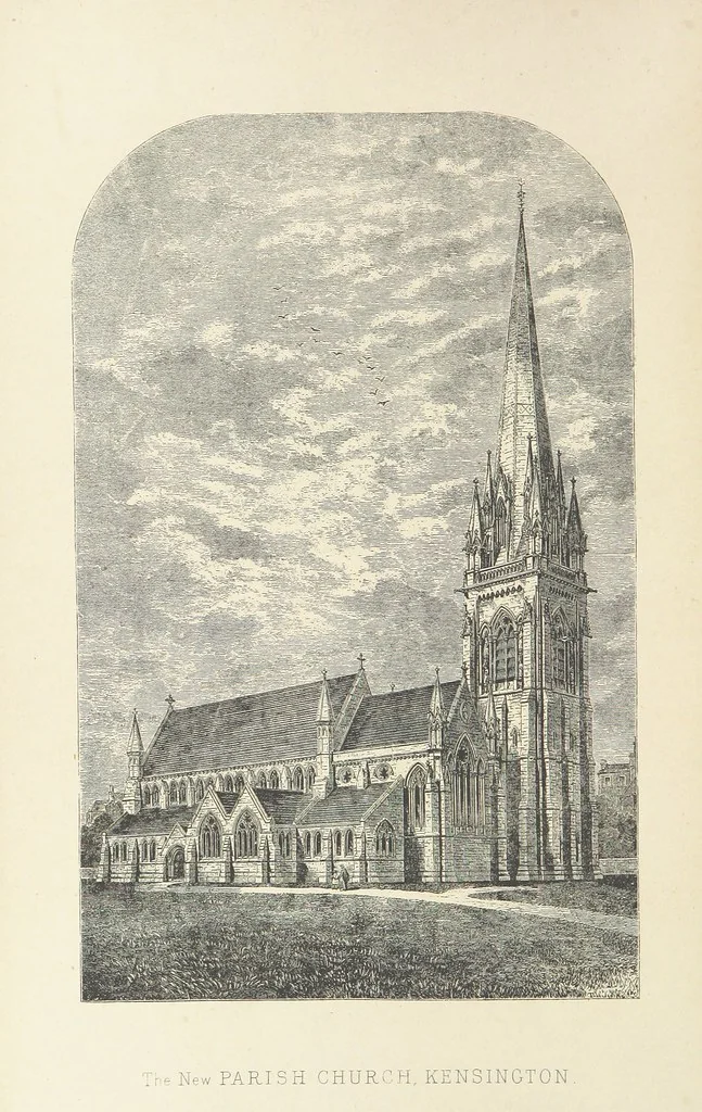 An illustration from Historical Notices of Chelsea, Kensington, Fulham, and Hammersmith. With some particulars of old families, etc, 1871, leaf 66
