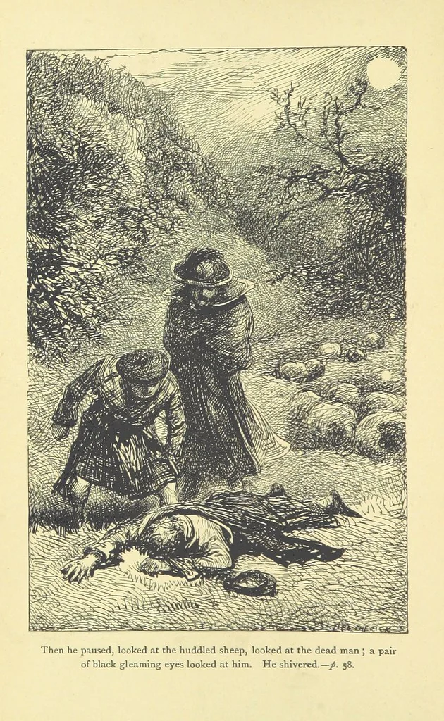 An illustration from The Robber Chief; or, Too good for his trade. [With plates, 1883, leaf 10