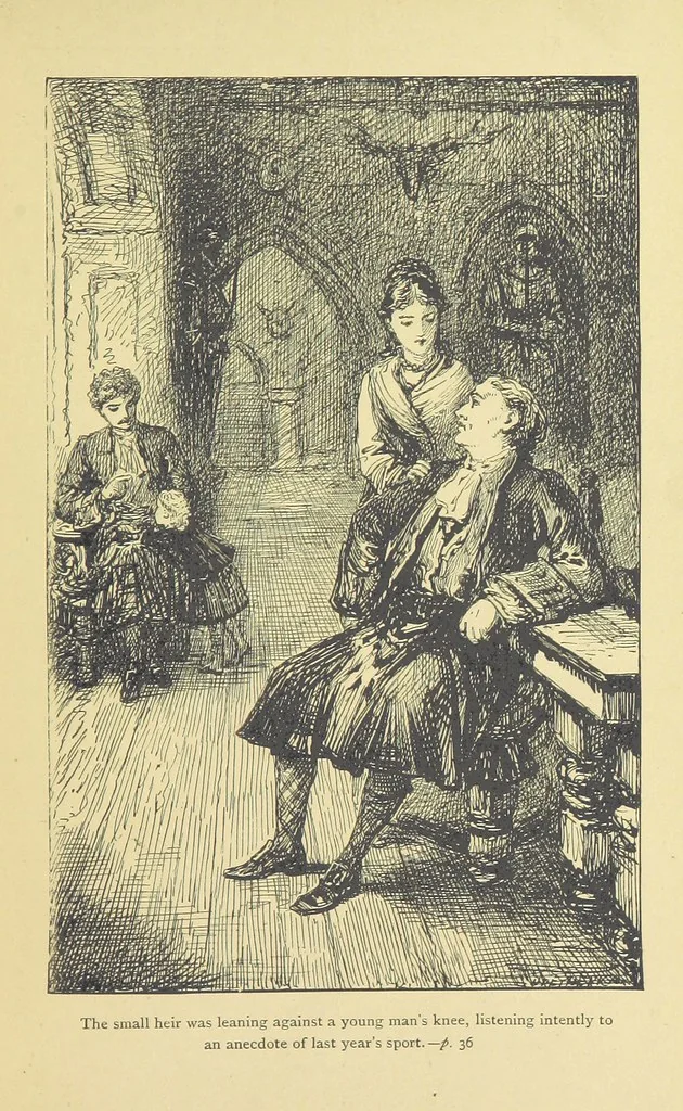 An illustration from The Robber Chief; or, Too good for his trade. [With plates, 1883, leaf 43