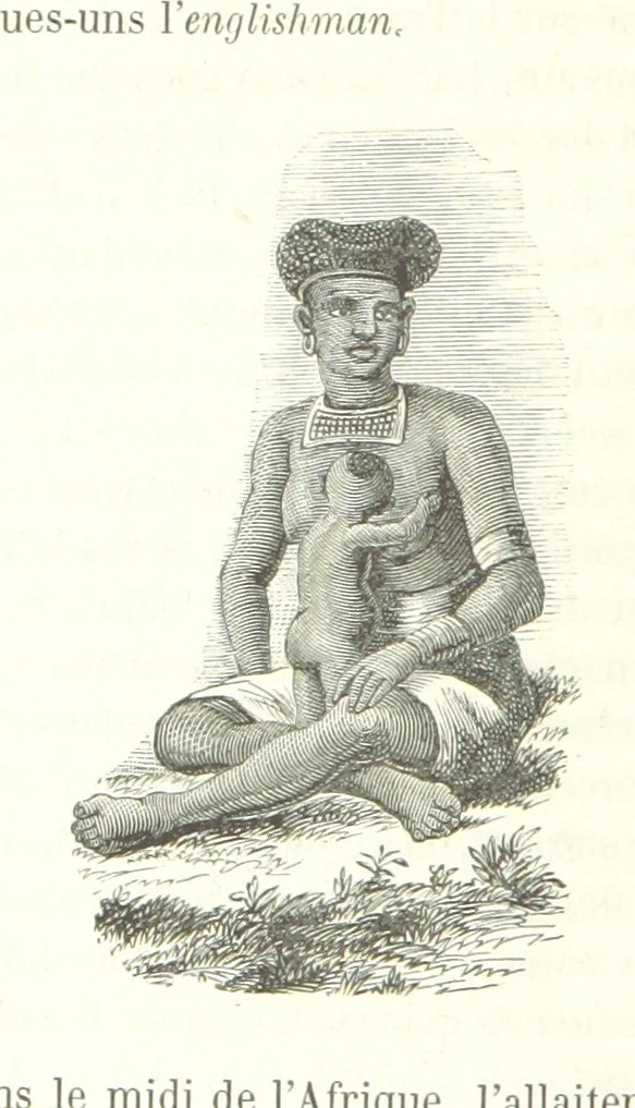 An illustration from Voyage aux grands lacs de l'Afrique Orientale ... Ouvrage traduit ... par Mme H. Loreau, et illustré de 37 vignettes, 1862, leaf 122