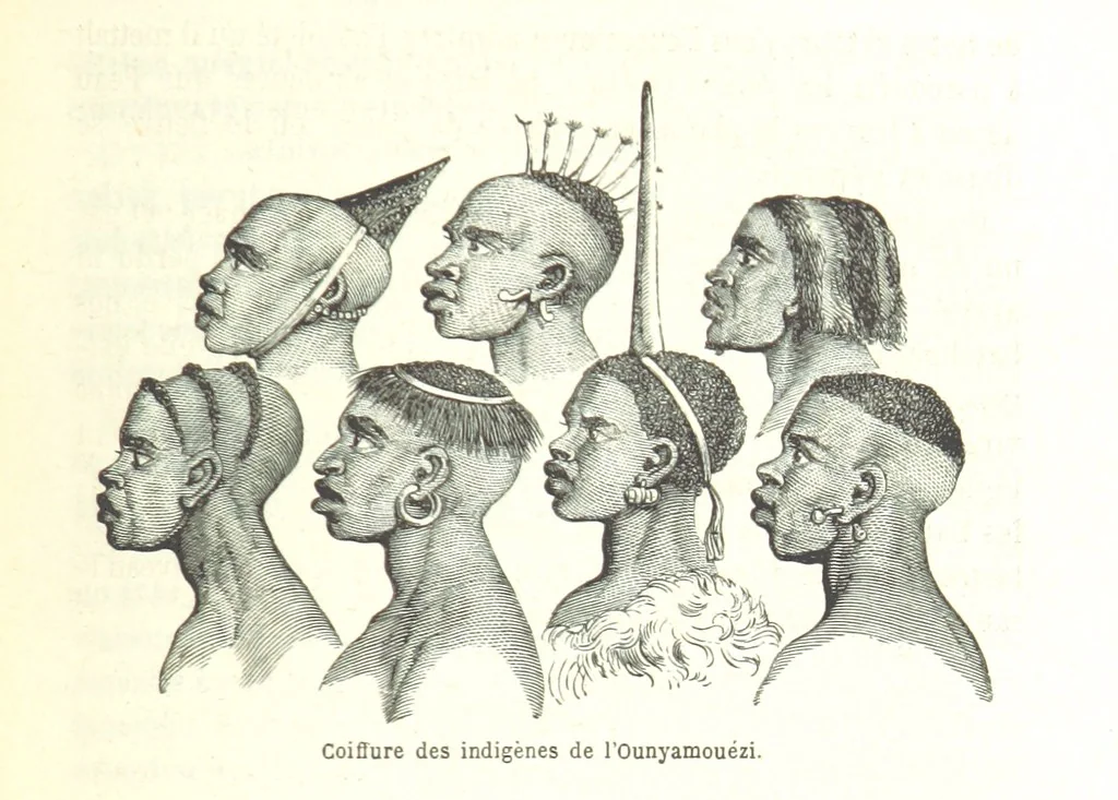 An illustration from Voyage aux grands lacs de l'Afrique Orientale ... Ouvrage traduit ... par Mme H. Loreau, et illustré de 37 vignettes, 1862, leaf 373