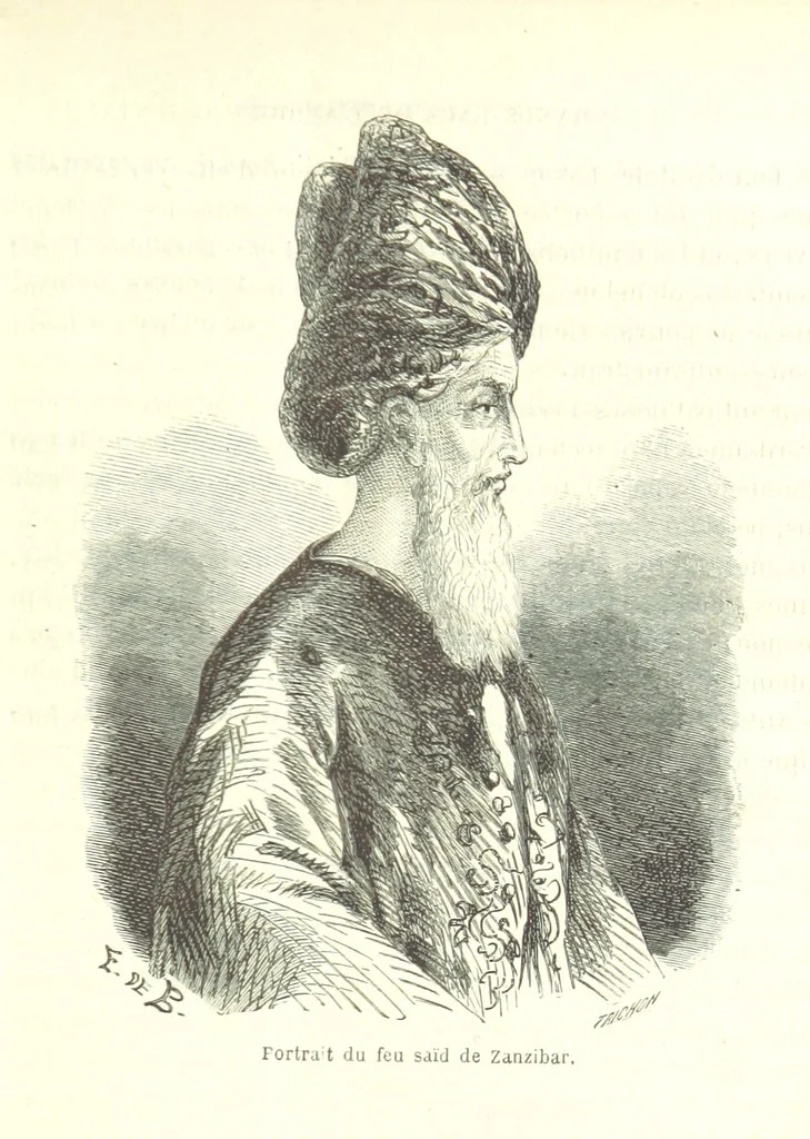 An illustration from Voyage aux grands lacs de l'Afrique Orientale ... Ouvrage traduit ... par Mme H. Loreau, et illustré de 37 vignettes, 1862, leaf 45