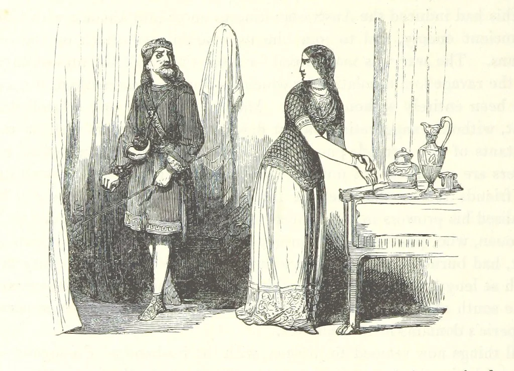 An illustration from The Pictorial History of France and of the French People ... Enriched with ... designs by Jules David, 1843, leaf 128