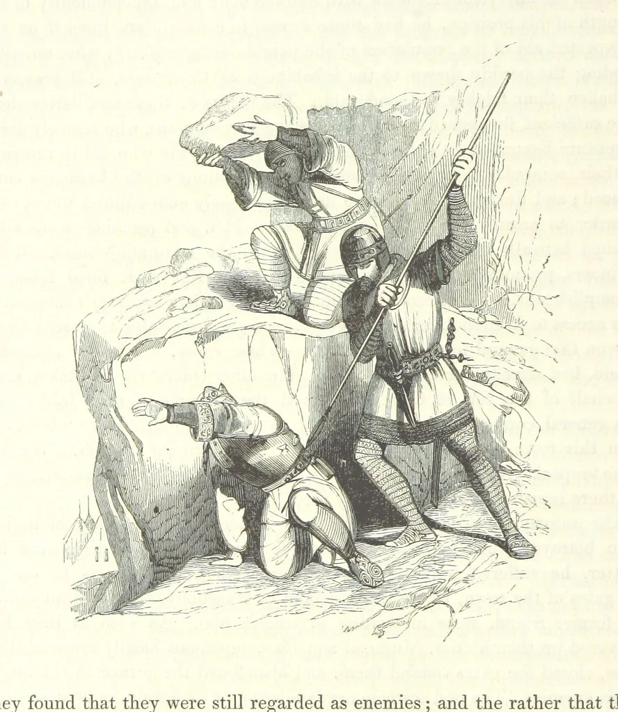 An illustration from The Pictorial History of France and of the French People ... Enriched with ... designs by Jules David, 1843, leaf 136