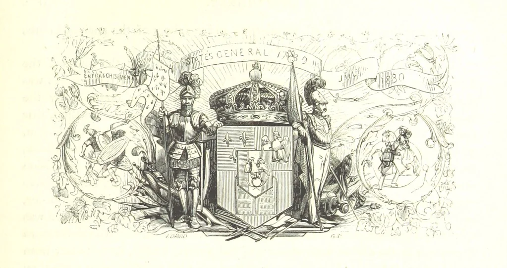 An illustration from The Pictorial History of France and of the French People ... Enriched with ... designs by Jules David, 1843, leaf 17