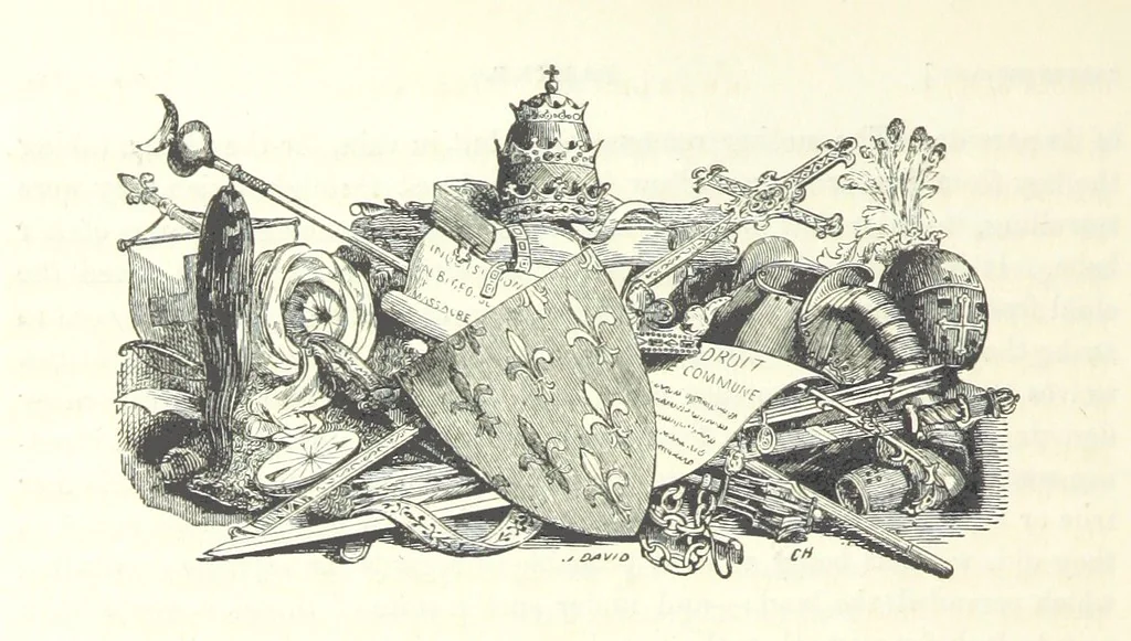 An illustration from The Pictorial History of France and of the French People ... Enriched with ... designs by Jules David, 1843, leaf 338
