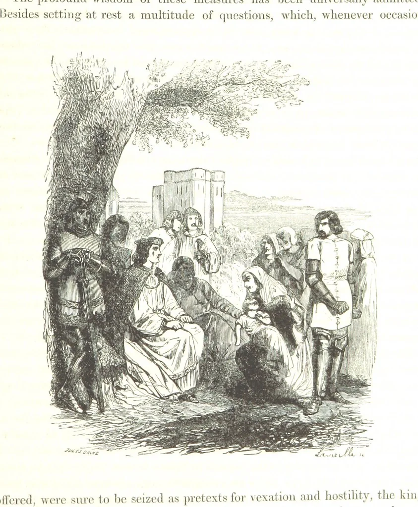 An illustration from The Pictorial History of France and of the French People ... Enriched with ... designs by Jules David, 1843, leaf 505