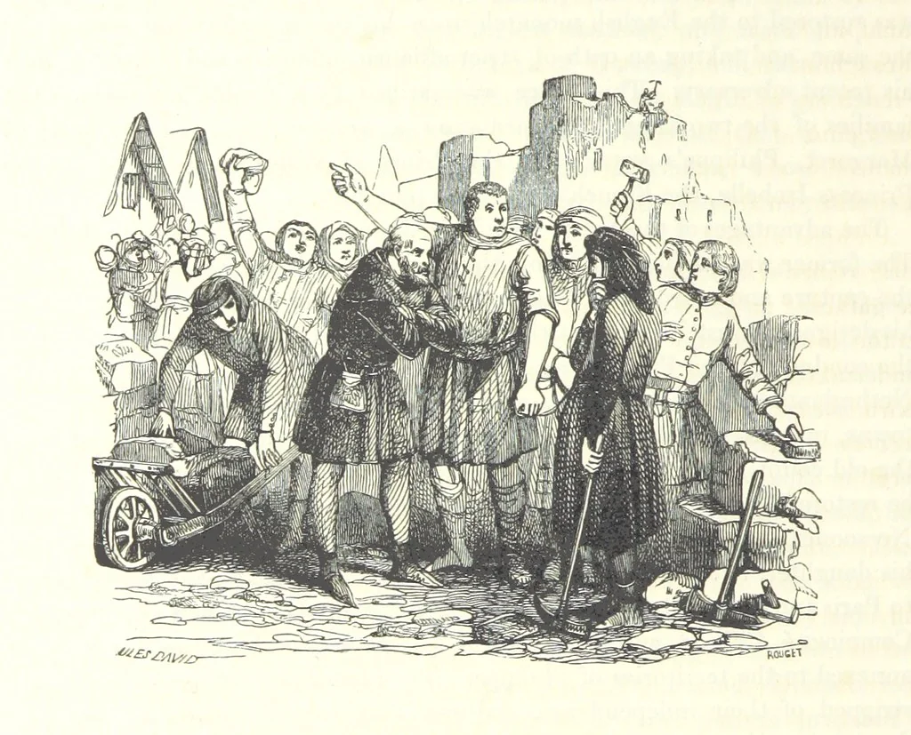 An illustration from The Pictorial History of France and of the French People ... Enriched with ... designs by Jules David, 1843, leaf 522