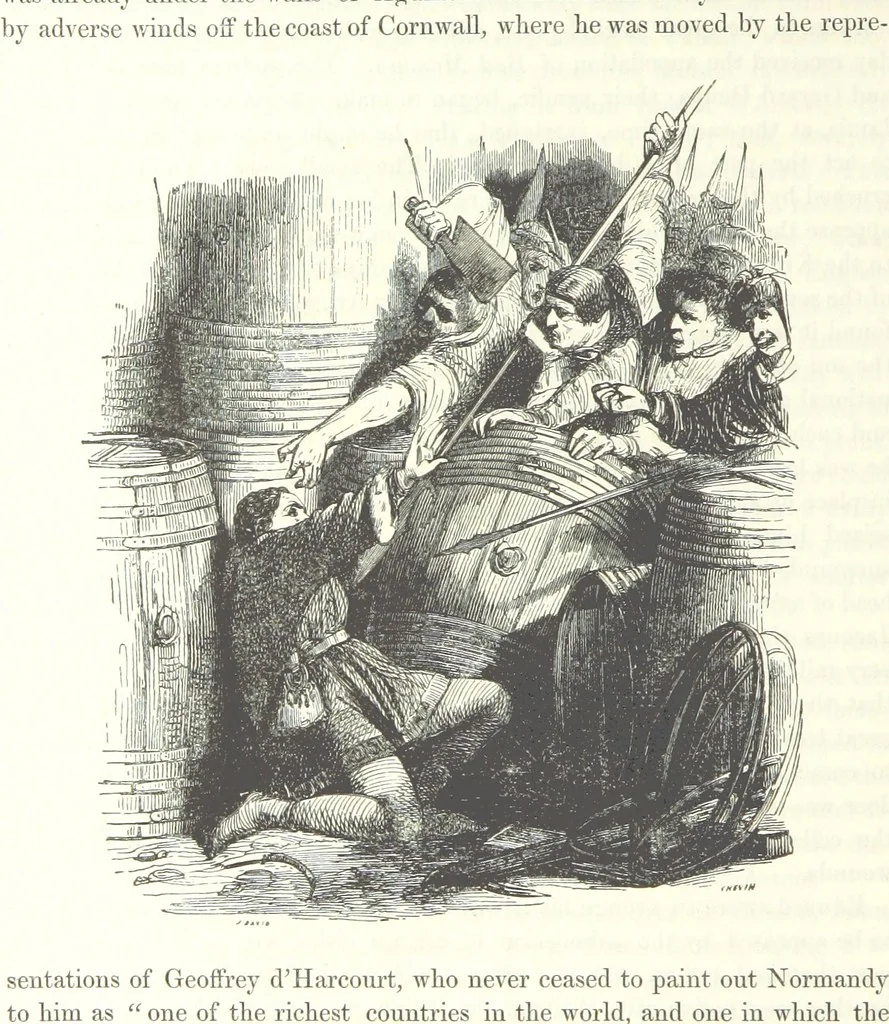 An illustration from The Pictorial History of France and of the French People ... Enriched with ... designs by Jules David, 1843, leaf 568