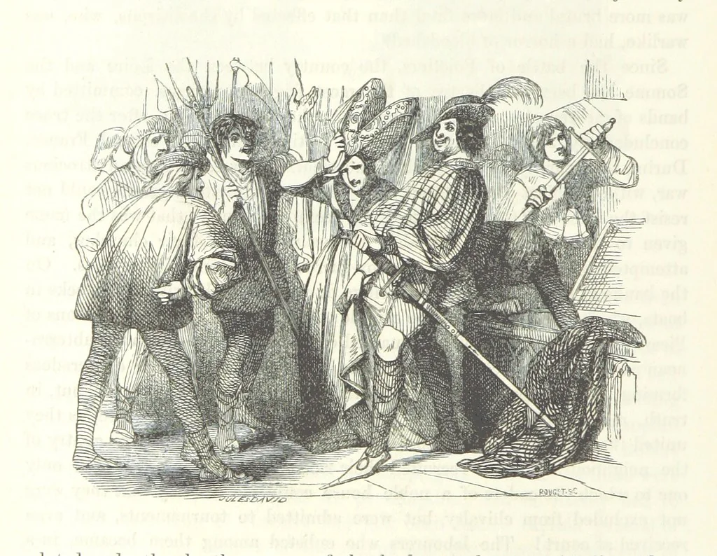 An illustration from The Pictorial History of France and of the French People ... Enriched with ... designs by Jules David, 1843, leaf 596