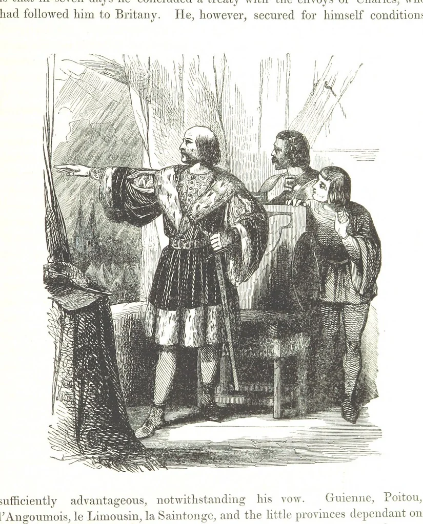 An illustration from The Pictorial History of France and of the French People ... Enriched with ... designs by Jules David, 1843, leaf 603