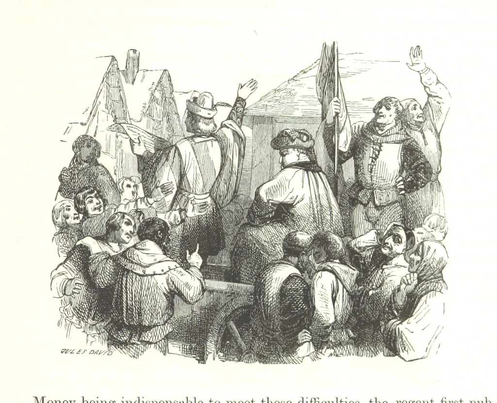 An illustration from The Pictorial History of France and of the French People ... Enriched with ... designs by Jules David, 1843, leaf 635