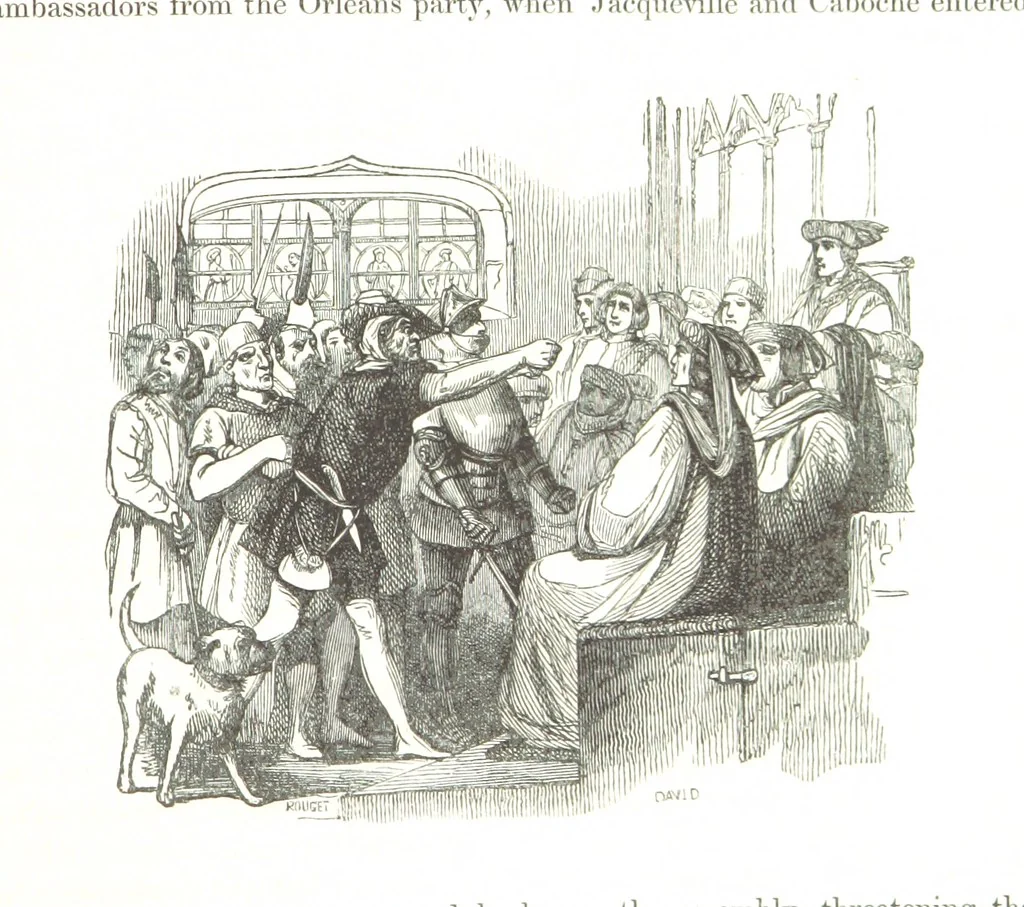 An illustration from The Pictorial History of France and of the French People ... Enriched with ... designs by Jules David, 1843, leaf 661