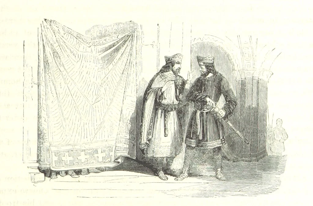 An illustration from The Pictorial History of France and of the French People ... Enriched with ... designs by Jules David, 1843, leaf 91