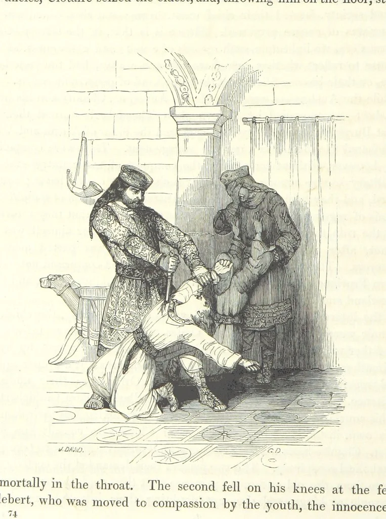 An illustration from The Pictorial History of France and of the French People ... Enriched with ... designs by Jules David, 1843, leaf 94