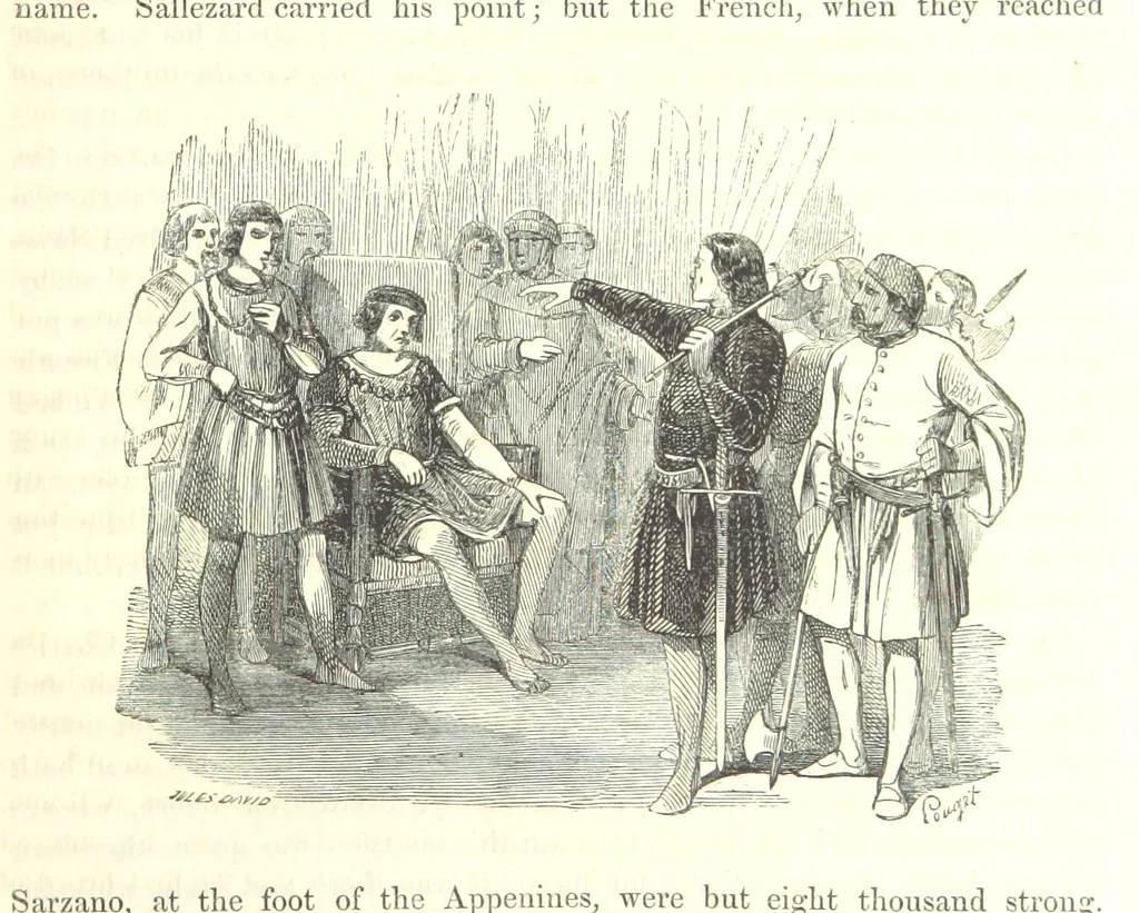An illustration from The Pictorial History of France and of the French People ... Enriched with ... designs by Jules David, 1843, leaf 105