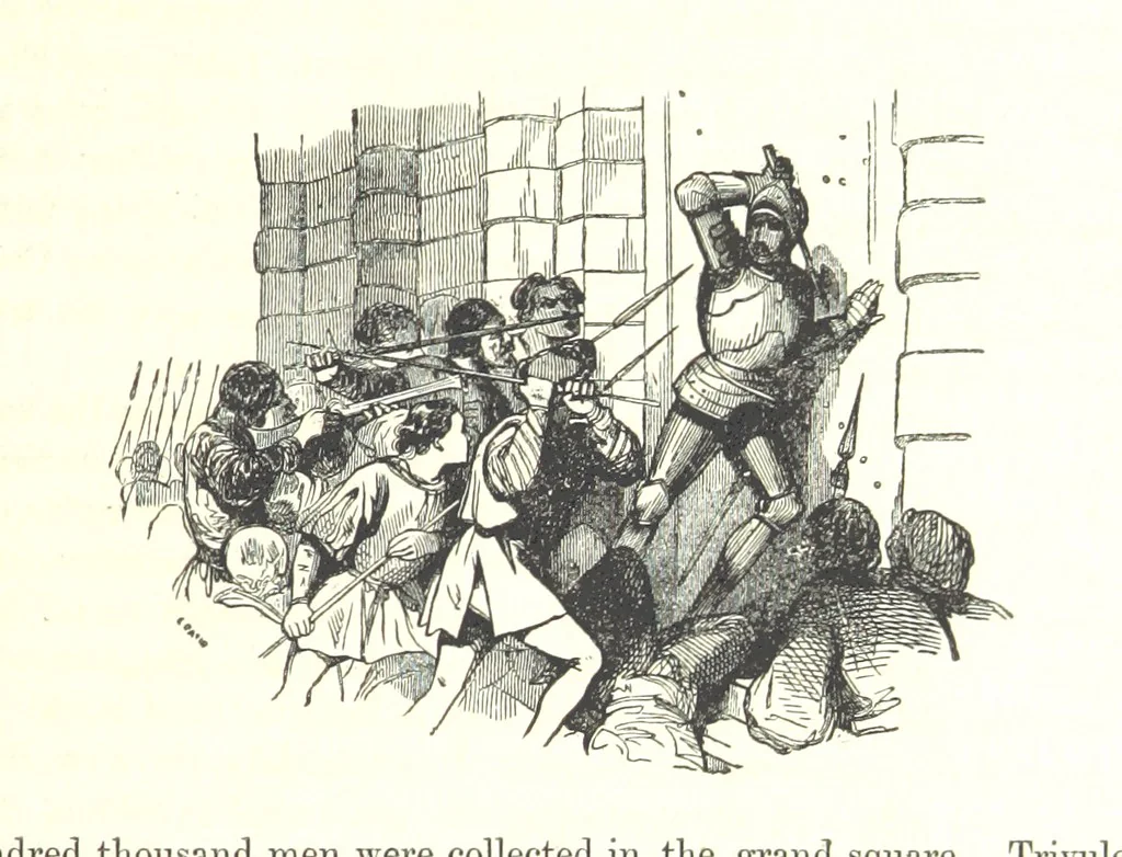 An illustration from The Pictorial History of France and of the French People ... Enriched with ... designs by Jules David, 1843, leaf 115