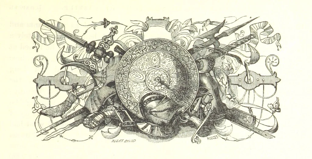 An illustration from The Pictorial History of France and of the French People ... Enriched with ... designs by Jules David, 1843, leaf 13
