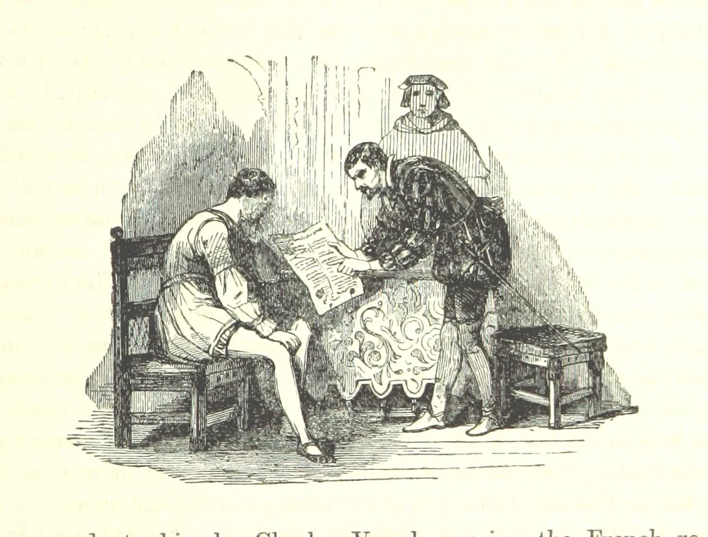 An illustration from The Pictorial History of France and of the French People ... Enriched with ... designs by Jules David, 1843, leaf 173