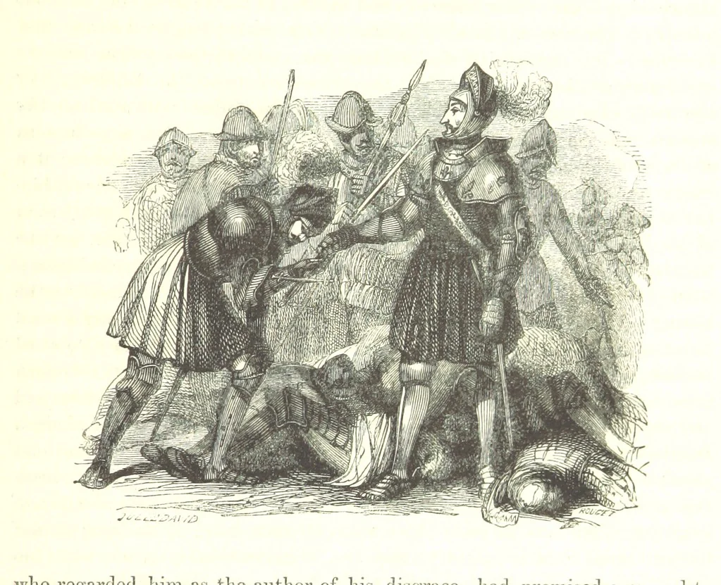 An illustration from The Pictorial History of France and of the French People ... Enriched with ... designs by Jules David, 1843, leaf 183