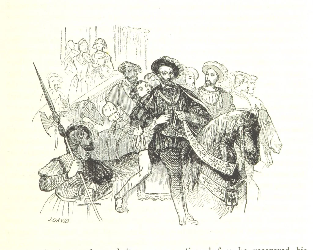 An illustration from The Pictorial History of France and of the French People ... Enriched with ... designs by Jules David, 1843, leaf 209