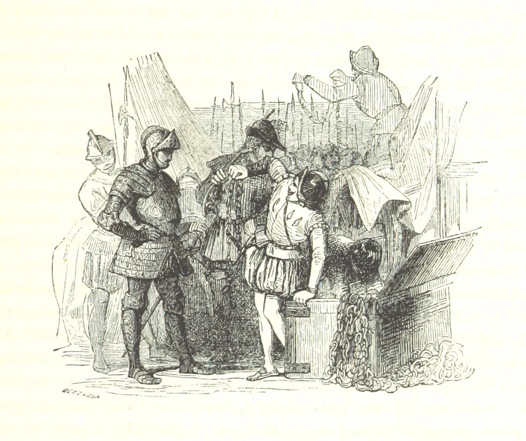 An illustration from The Pictorial History of France and of the French People ... Enriched with ... designs by Jules David, 1843, leaf 217