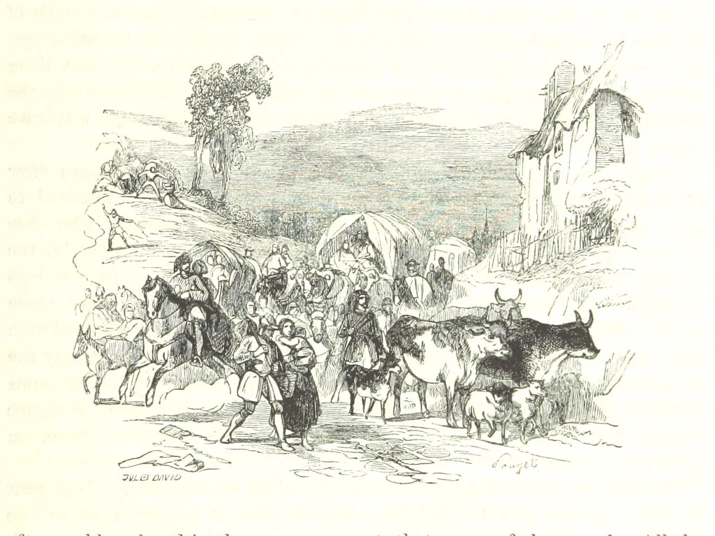 An illustration from The Pictorial History of France and of the French People ... Enriched with ... designs by Jules David, 1843, leaf 219