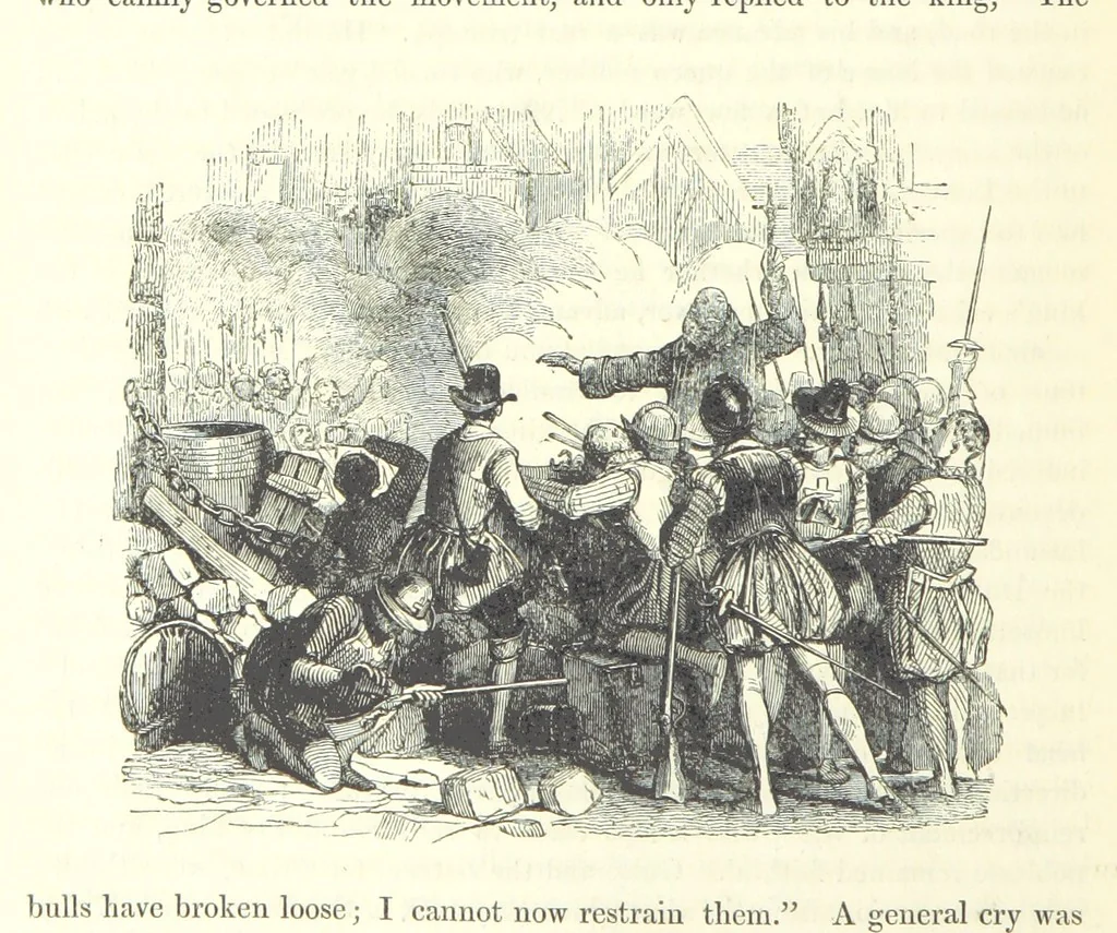 An illustration from The Pictorial History of France and of the French People ... Enriched with ... designs by Jules David, 1843, leaf 338