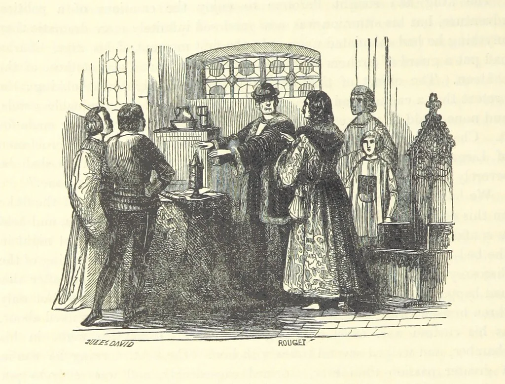 An illustration from The Pictorial History of France and of the French People ... Enriched with ... designs by Jules David, 1843, leaf 34