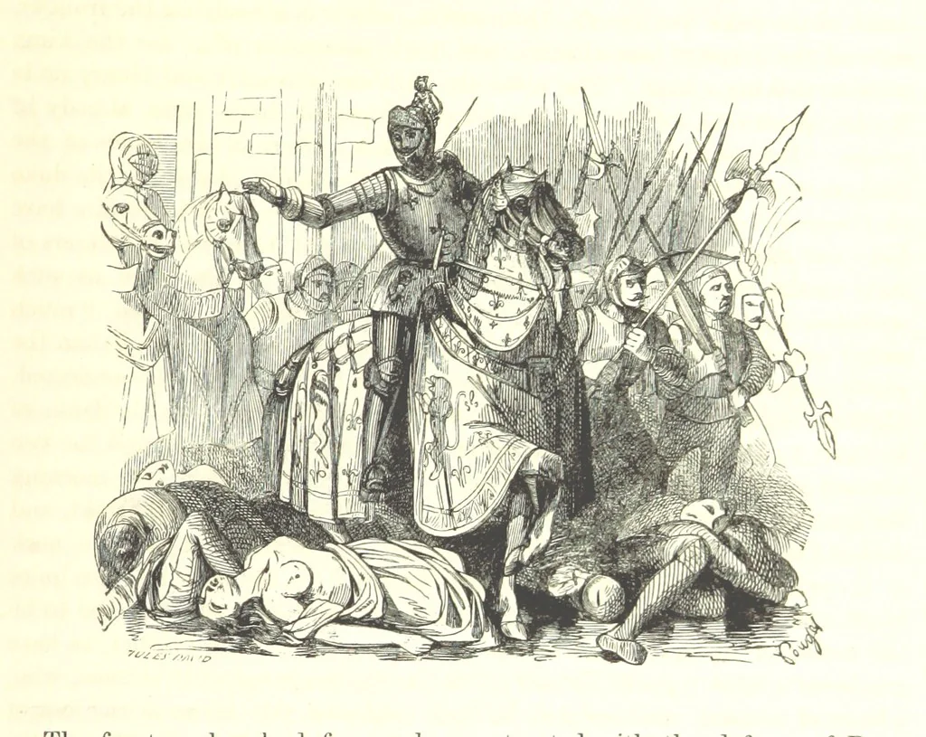 An illustration from The Pictorial History of France and of the French People ... Enriched with ... designs by Jules David, 1843, leaf 43