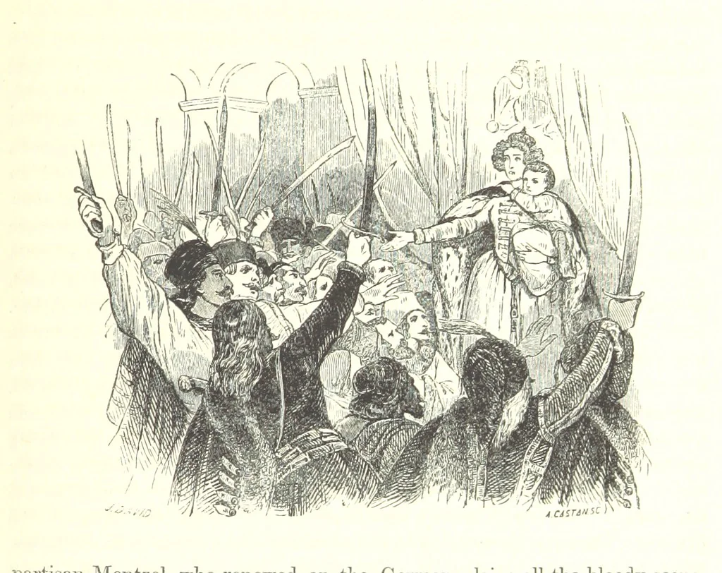 An illustration from The Pictorial History of France and of the French People ... Enriched with ... designs by Jules David, 1843, leaf 637