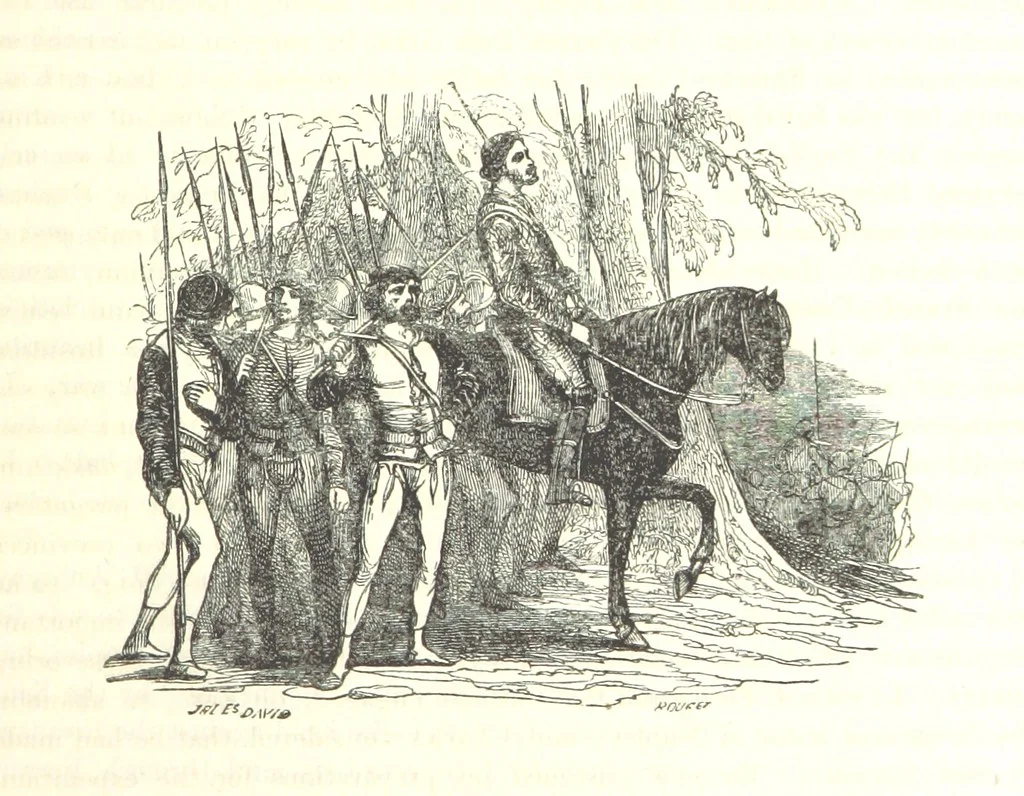 An illustration from The Pictorial History of France and of the French People ... Enriched with ... designs by Jules David, 1843, leaf 93