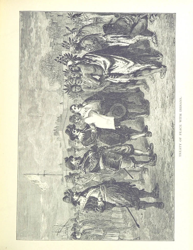 An illustration from A Zigzag Journey in the Sunny South; or, Wonder tales of early American history ... Fully illustrated, 1887, leaf 145