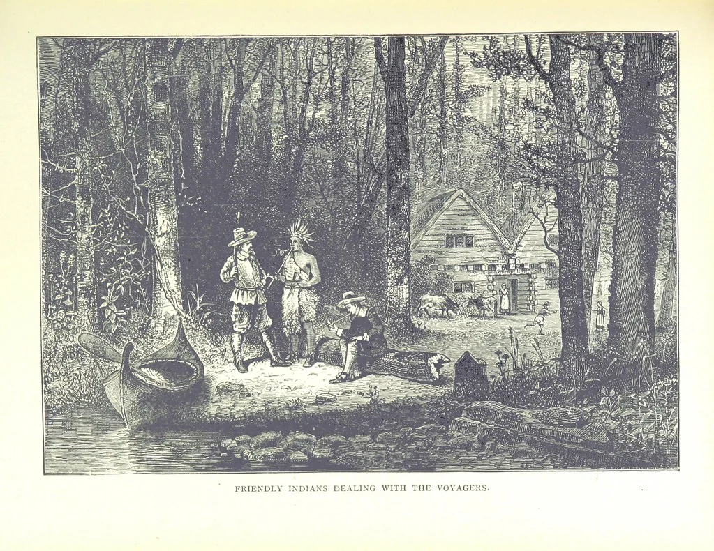 An illustration from A Zigzag Journey in the Sunny South; or, Wonder tales of early American history ... Fully illustrated, 1887, leaf 277