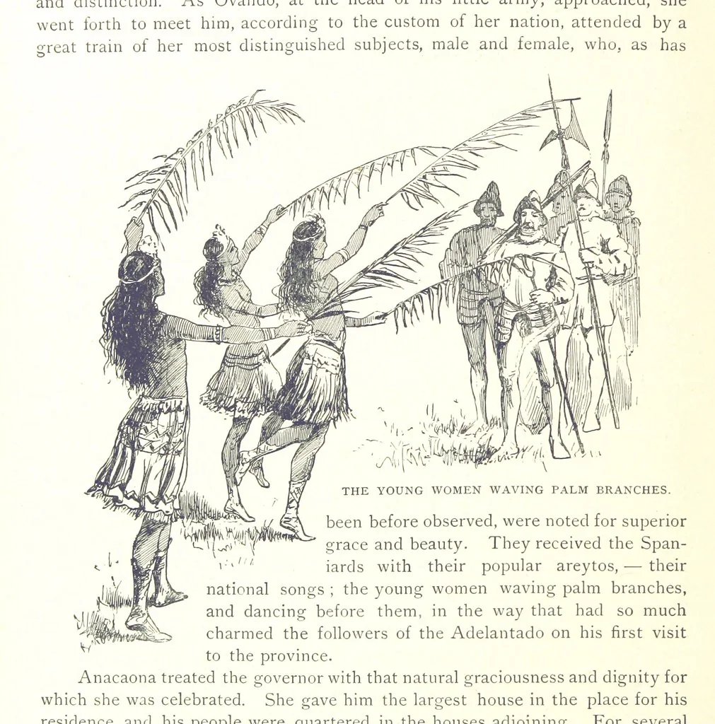 An illustration from A Zigzag Journey in the Sunny South; or, Wonder tales of early American history ... Fully illustrated, 1887, leaf 294