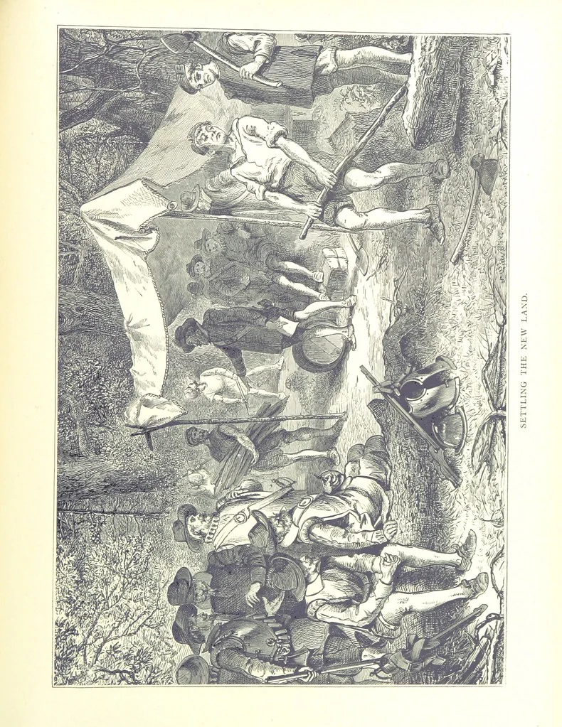 An illustration from A Zigzag Journey in the Sunny South; or, Wonder tales of early American history ... Fully illustrated, 1887, leaf 309