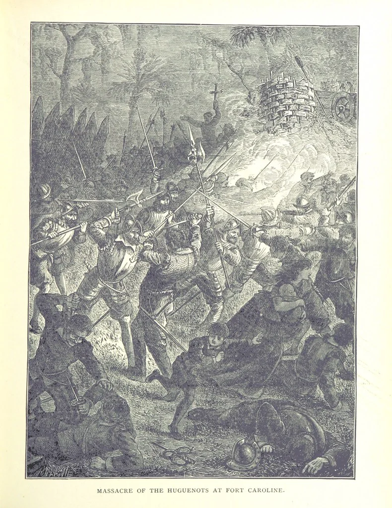 An illustration from A Zigzag Journey in the Sunny South; or, Wonder tales of early American history ... Fully illustrated, 1887, leaf 49