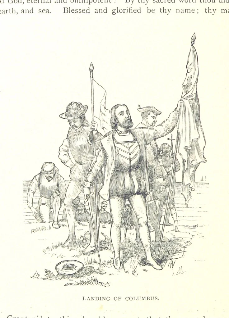 An illustration from A Zigzag Journey in the Sunny South; or, Wonder tales of early American history ... Fully illustrated, 1887, leaf 58