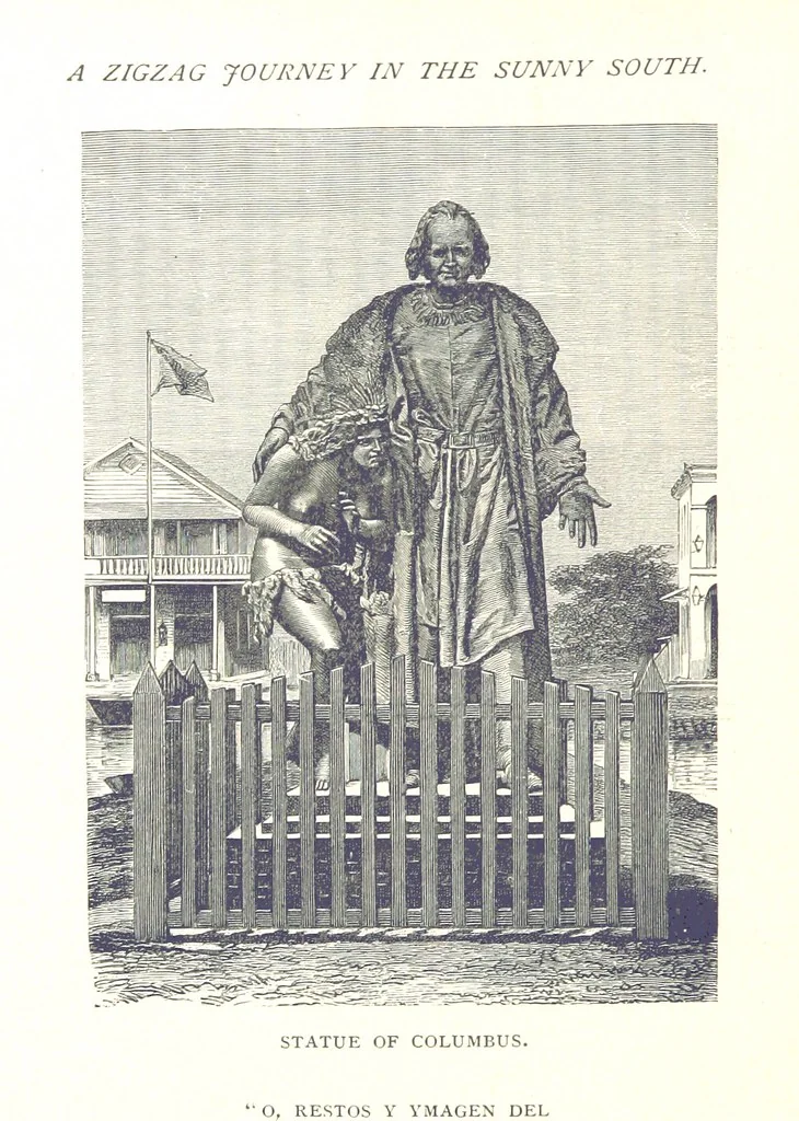 An illustration from A Zigzag Journey in the Sunny South; or, Wonder tales of early American history ... Fully illustrated, 1887, leaf 60