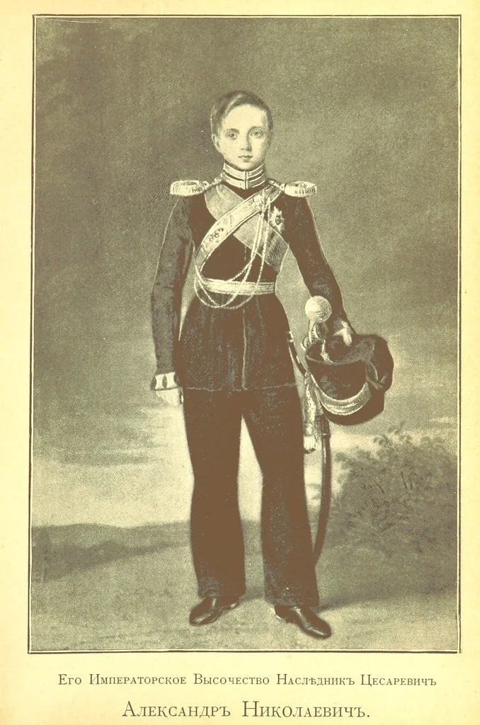 An illustration from Записки старой смолянки Императорскаго В.О.Б.Д. В. П. Б-вой [i.e. Varvara Petrovna Buikova]. 1833-1878 г. Часть первая ... Примѣчанія и изданіе Свящ. К. Знскаго [i.e. K. Znamensky.] [With plates, 1898, leaf 131